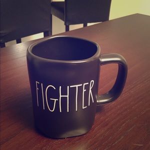 Rae Dunn large mug     Fighter